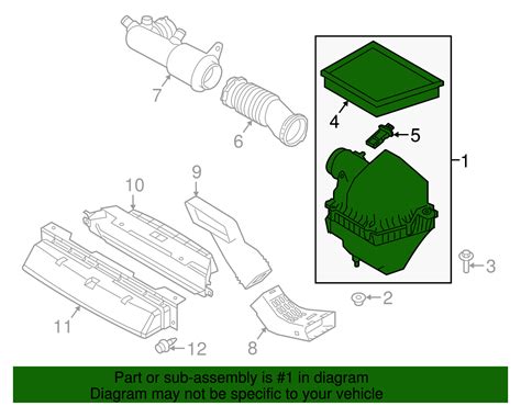 LR172971 - Air Cleaner Assembly 2018-2023 Land Rover Range Rover Velar ...
