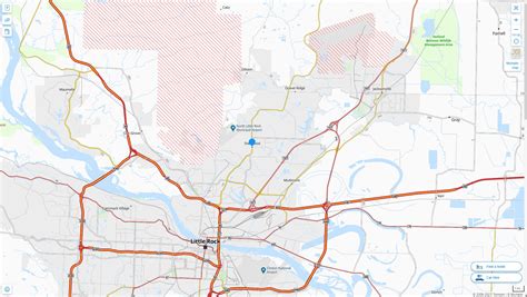 Sherwood, Arkansas Map
