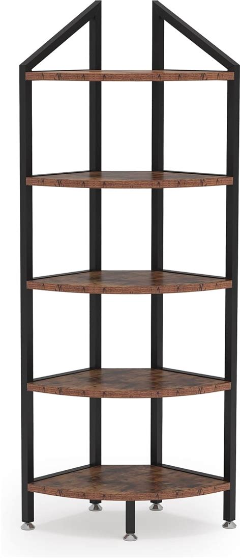 Tribesigns Corner Shelf 63 Inch, Tall Bookcase India | Ubuy