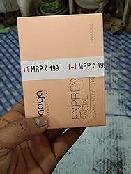 Raaga Professional Express Facial Kit (6 Step Process) Rejuvenates and ...