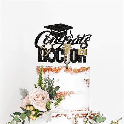 Migeaks Congrats Doctor cake topper，Congrats Graduation India | Ubuy