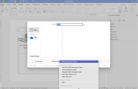 HLK-Plan in Word zeichnen