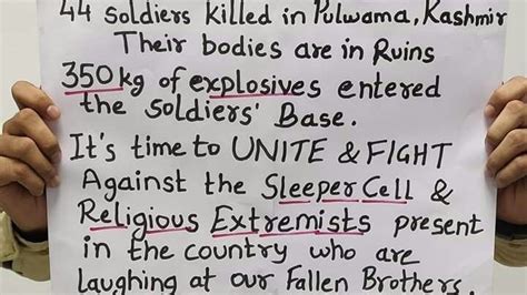 Petition · Pulwama explosion, 44 soldiers were killed yesterday, when a ...