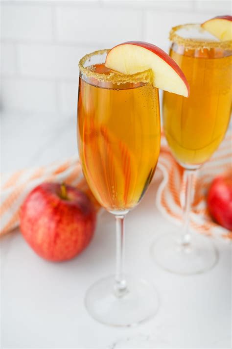 Apple Cider Mimosas - Cocktails and Appetizers