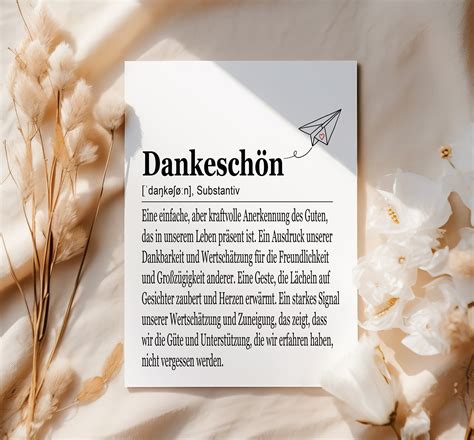 Dankeschön Karten A6 Definition, Dankeskarten, Danke sagen, Danksagung ...