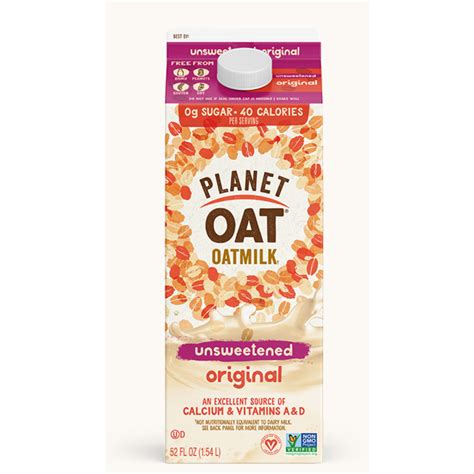 Get Planet Oat Unsweetened Oat Milk, Original Flavor 52 fl.oz Delivered ...