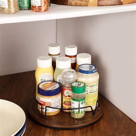 appeasy Lazy Susan Organizer 10.5 inch Turntable Organizer for Cabinet ...