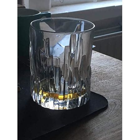 FINSTER Glass Whiskey Glasses Set of 6-330ml, Transparent for Scotch ...