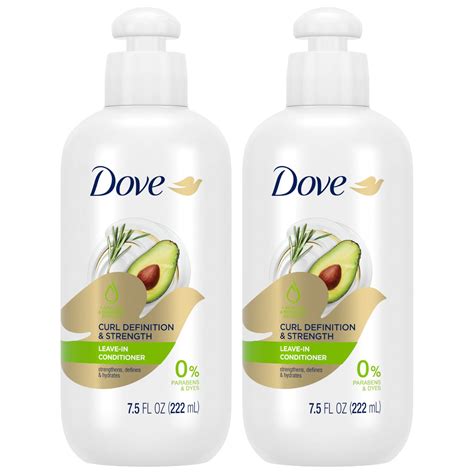 Amazon.com : Dove Leave-in Conditioner 2-Pack, Curl Definition ...
