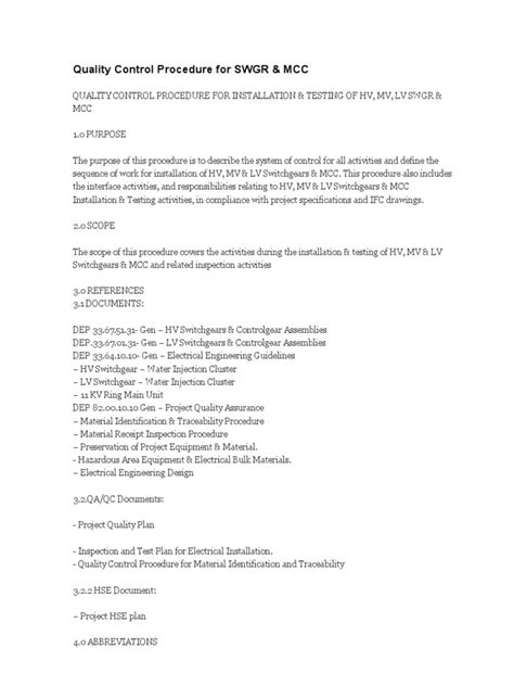 Image result for Quality Control Operations SSW