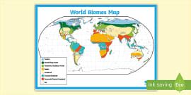 Climate Around the World Zones Map