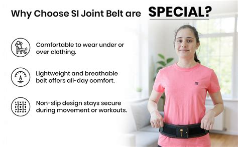 Buy Cyson SI Joint Belt | Sacroiliac SI Joint Support Belt for Women ...