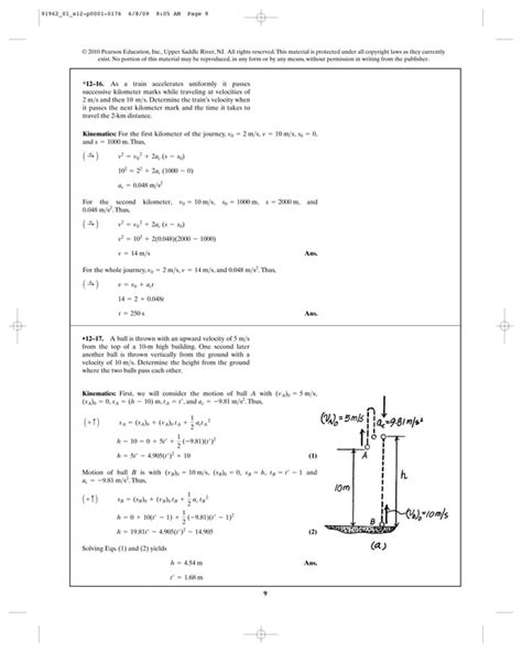 Image result for Dynamics Problem 12 147