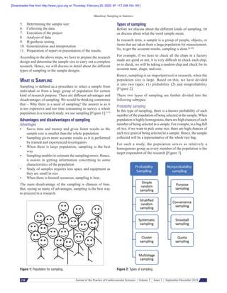 Types of Sampling in Research 的图像结果