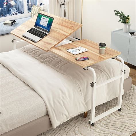 Bed Desk Over The Bed Table With Wheels Overbed Australia | Ubuy