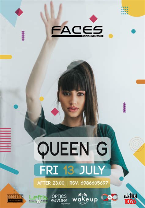 Queen G @ Faces, Feres – Wake Up Events