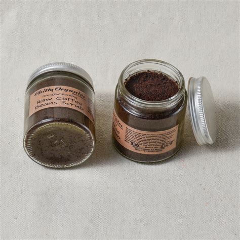 RAW COFFEE BEAN & BROWN SUGAR EXFOLIATING SCRUB (100 GM) – Chittam Organics