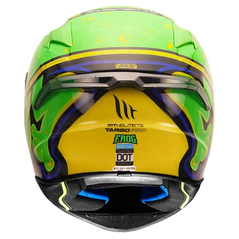 MT Targo Pro Frog Gloss Fluro Green Helmet– Moto Central