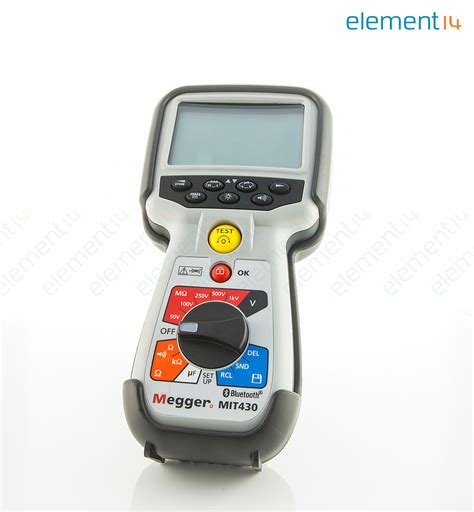 MIT430-EN Megger, Insulation Tester, Analogue / Digital Megohmmeter ...