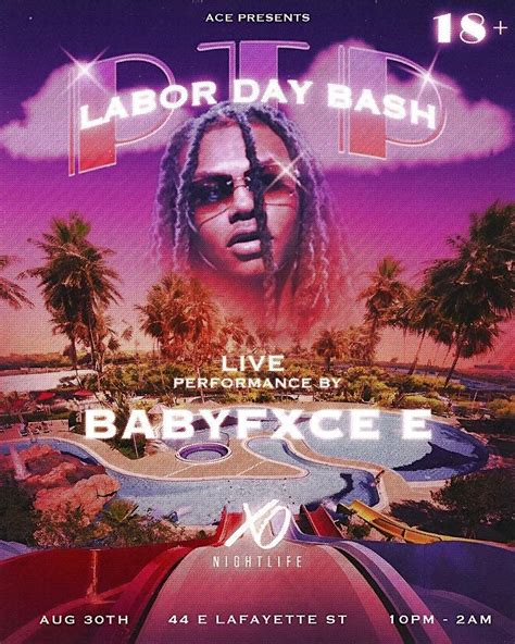 PTP Labor Day Bash ft. Babyfxce E, XO Nightlife, Columbus, 30 August to ...