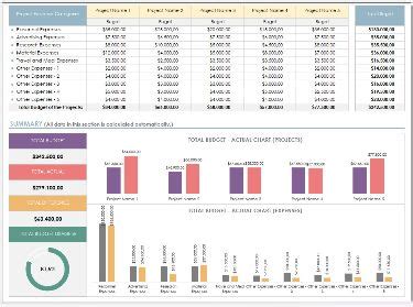Image result for Project Budget Tracker. Excel Template