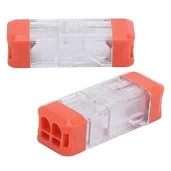 A K Homes- Wiring Terminal, Compact Wire Block Clamp Terminal, Easy to ...