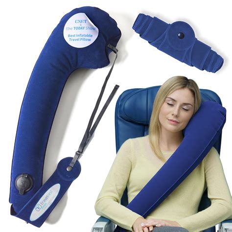 Blue : Travelrest - Ultimate Travel Pillow/Neck Pillow - Ergonomic ...