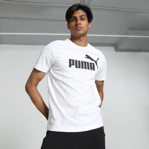 PUMA Printed Men Crew Neck White T-Shirt - Buy PUMA Printed Men Crew ...