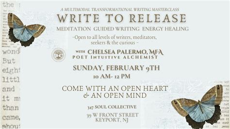 WRITE TO RELEASE (Intuitive Meditation, Guided Writing, Energy Healing ...