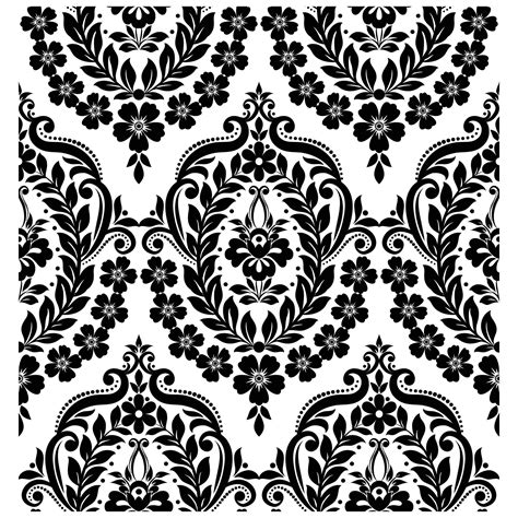 38+ Free Damask Pattern Art Seamless Vector