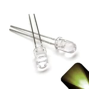 Lighthouse LEDs 12v 5mm Round Top Clear Lens LED - Warm/Soft White LED ...