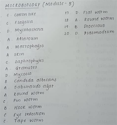Microbiology Module 5: NCISM Elective Course 2024 - Ayurveda Siddhi