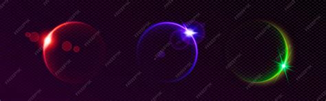 Earth ray and round overlay effect with glowing sphere line horizon ...