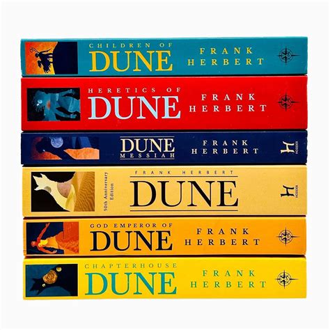 Dune Series 6 Books Collection Set By Frank Herbert (Dune, Dune Messiah ...