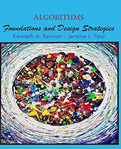 Algorithms: Foundations and Design Strategies : Jerome L Paul: Amazon ...