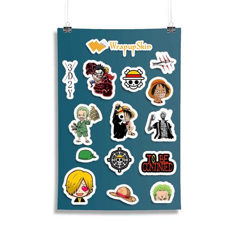 One Piece Stickers Pack – Wrapupskin