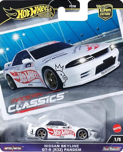 HOT WHEELS NISSAN SKYLINE GT-R R32 PANDEM MODERN CLASSICS CAR (9C1E ...