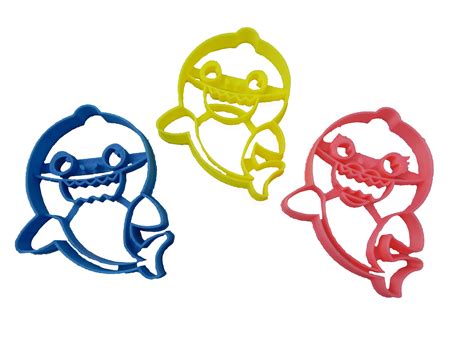 Buy Baby, Mama and Daddy Shark Cookie Cutters (3 Pack) Online at Lowest ...