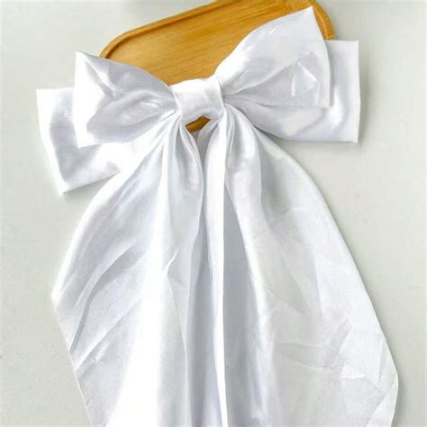 2PCS Bow Ribbon Large Hairpin Spring Clip Super Fairy Solid Color Back ...