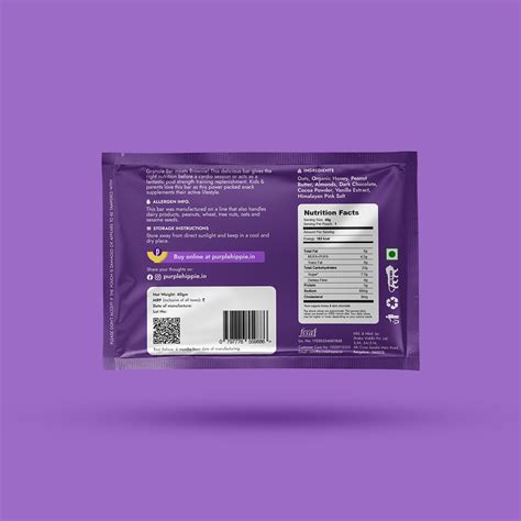 Fudgy Brownie Energy Bars (Pack of 6) – PURPLE HIPPIE