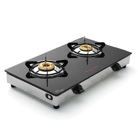 Butterfly Reflection 2B Back Nozzle Glass Top Gas Stove | mykit | Buy ...