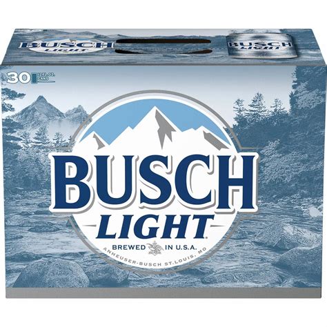 Busch Light 30-pk Cans 12OZ – Chambers Wine & Liquor