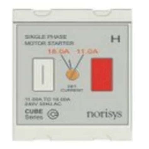 Buy Norisys Cube Series Single Phase Motor Starter 11.00A-18.00A C525H ...