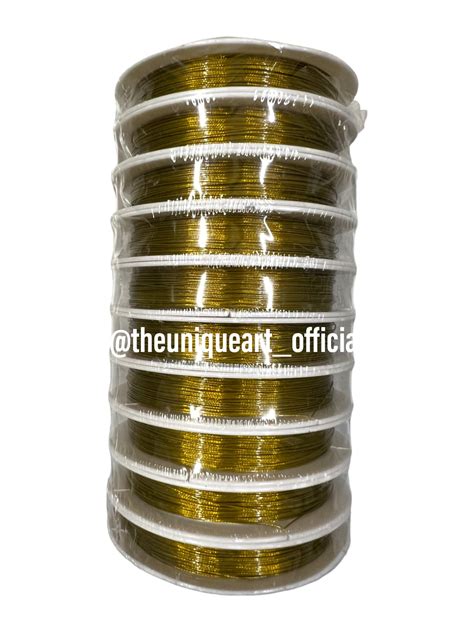 Gold Gear Wire / Invisible Chain – The Unique Art