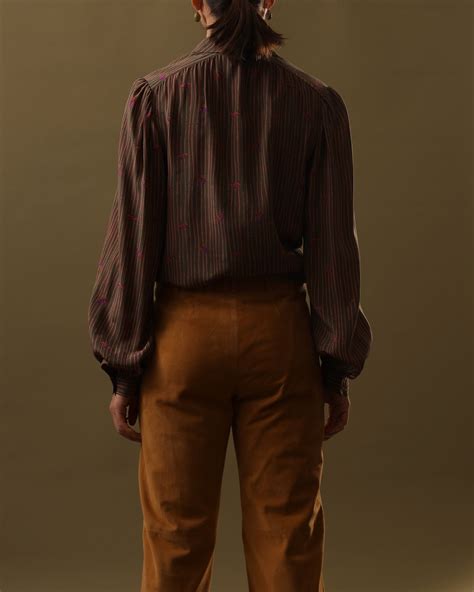 1980’s Ungaro Parallèle Paris / Color Block Blouse | Witty Vintage