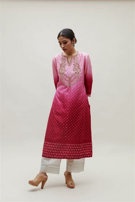 Sarah Kurta - Pink – Naina Jain