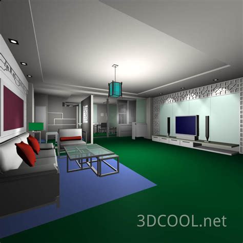 3D室内建模|三维|建筑/空间|都嘟嘟i - 原创作品 - 站酷 (ZCOOL)