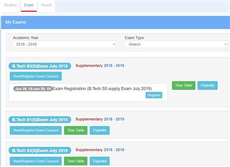 S5 SUPPLEMENTARY REGISTRATION STARTED - KTU ASSIST