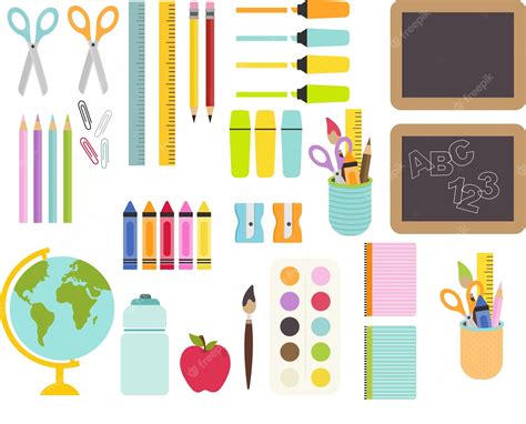 School Supply List Clipart at Rose Woods blog