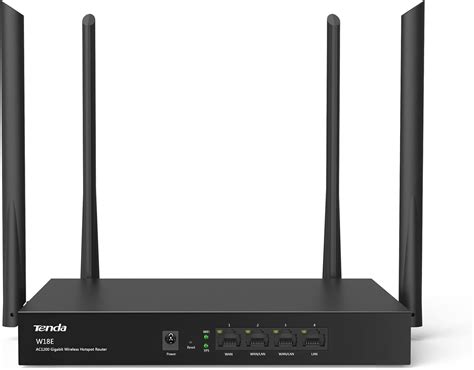 Tenda W18E AC1200 Gigabit Enterprise Wireless Router, 300 Square Meters ...